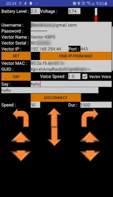 Vector CTRL android App screenshot 1